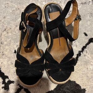 Dolce Vita Black Espadrille Sandals